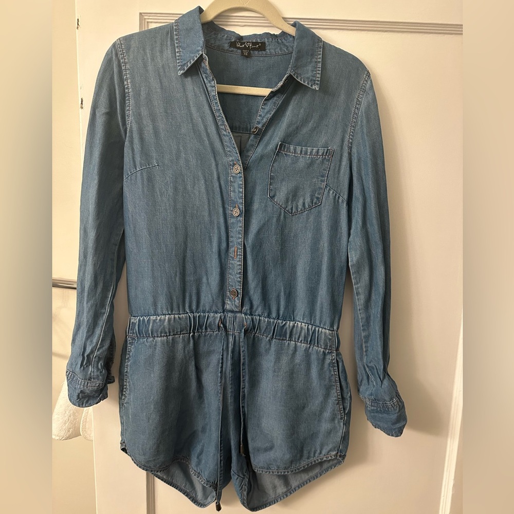 Denim Romper